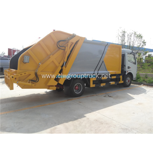 High quality 5 cbm capacity compress garbage truck